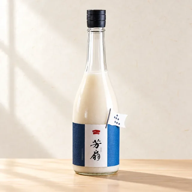 芳扇 友 内田米レイホウ 菩提酛仕込（でじま芳扇堂）のボトル（イメージ）