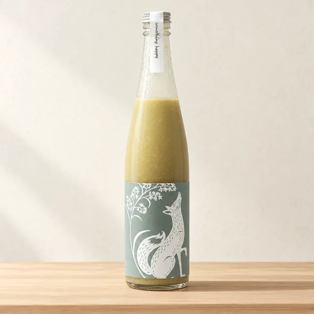 something happy 政所の茶縁（ハッピー太郎醸造所）のボトル（イメージ）