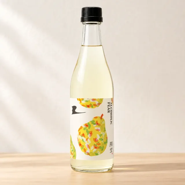 翔空 酔いどれ洋梨2025-2026 槽搾り生(LAGOON BREWERY)のボトル(イメージ)
